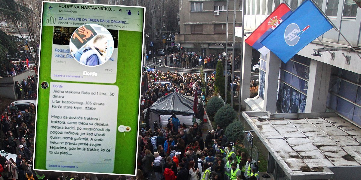 Blokaderi sve luđi! Spremaju neviđeno nasilje - Hoće čak da pale ljude na ulici?! (FOTO)