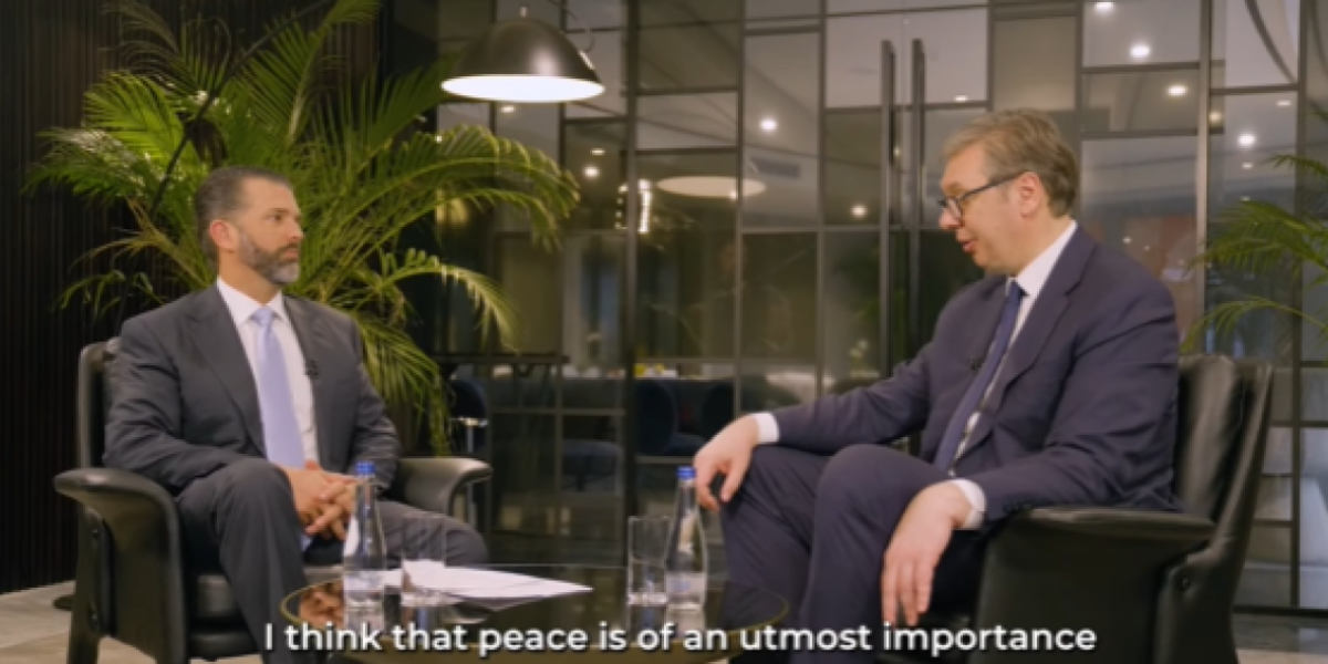 Predsednik Vučić sa Trampom Mlađim u podkastu godine! Tri su razloga zašto hoće da destabilizuju Srbiju (VIDEO)