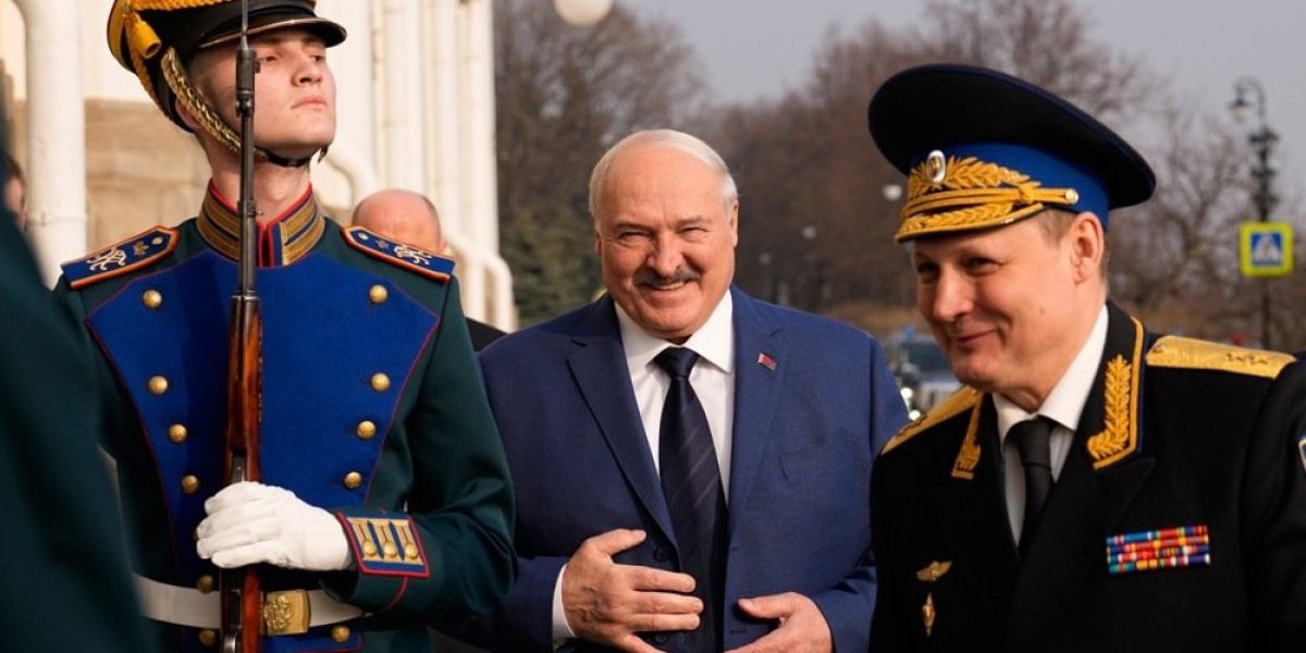 Predsednik Belorusije Aleksandar Lukašenko po dolasku u Kremlj