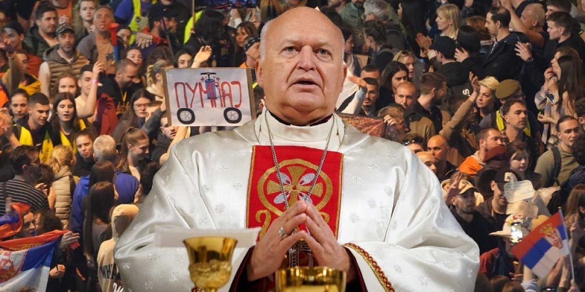 Bože, sačuvaj! Katolička crkva podržala blokadere i haos u Beogradu! Šokantno obraćanje kardinala zaprepastilo sve!