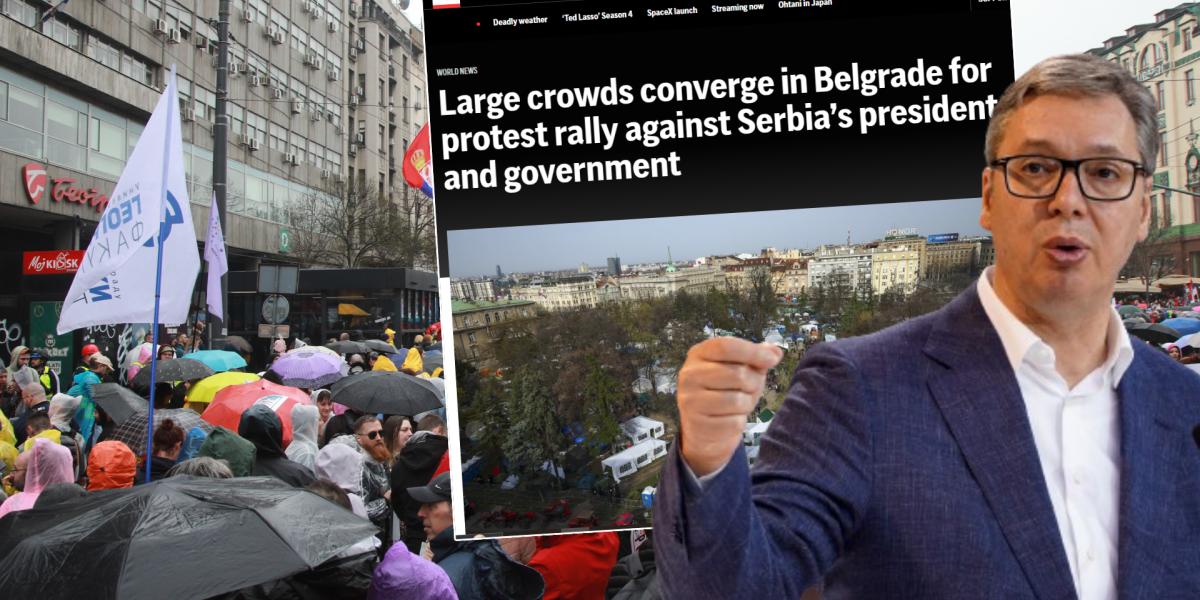 PALE MASKE! Protiv Vučića i Vlade, a ne zbog žrtava nadstrešnice! Američka AP konačno ogolila istinu! (FOTO)