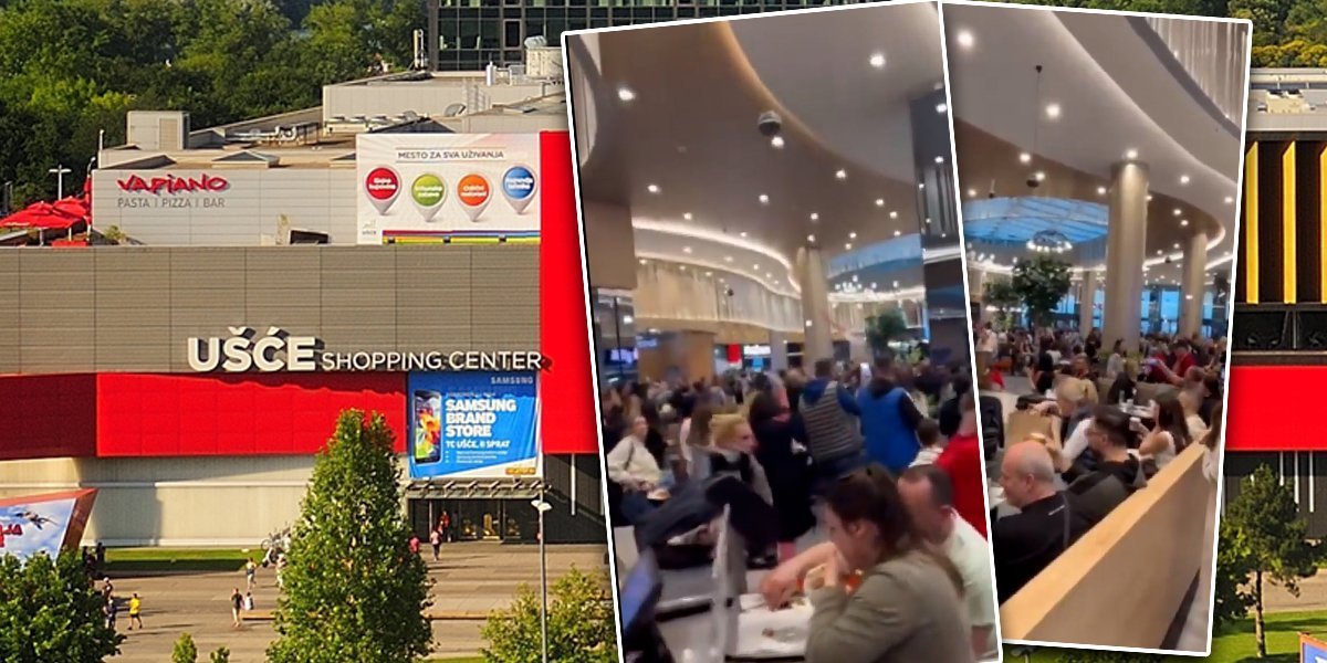 Blokaderi upali u TC "Ušće"! Pljačkaju i Izbacuju ljude iz kafića (VIDEO)