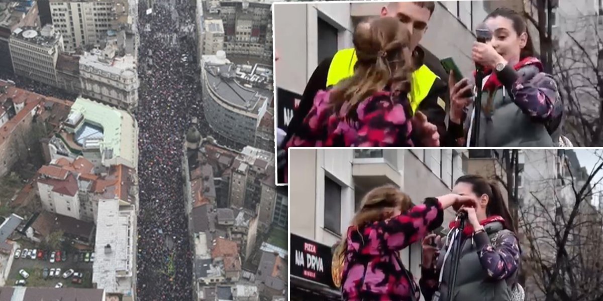 Studenti u totalnoj podeli! Raspad na protestu: Potukli se oko mikrofona (VIDEO)
