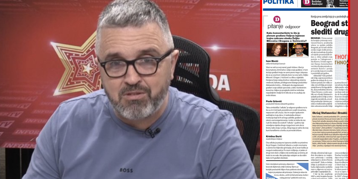 Gebels bi im pozavideo! Napad na Vučićevića: Tajkunski Danas promoviše čist fašizam blokadera!