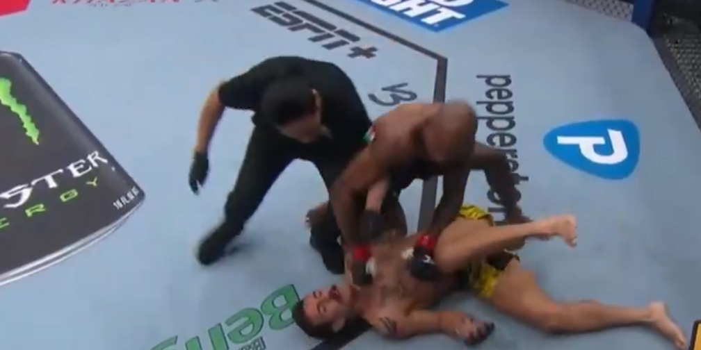 Osetio je krv! Amerikanac razornim udarcima zakucao rivala za pod (VIDEO)