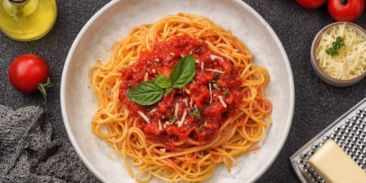 Jeftin posni ručak! Špagete sa paradajzom i bosiljkom - savršena aroma na tanjiru uz dodatak koji je čisto zdravlje
