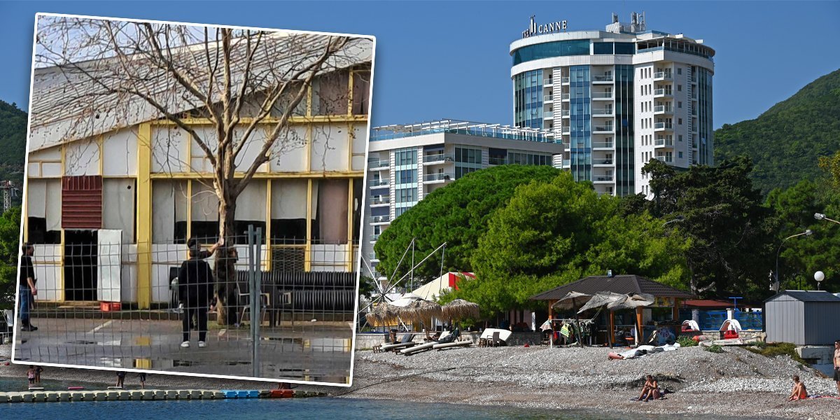 Crnogorsko primorje van sezone! Deru ovna na plaži u Budvi (FOTO)