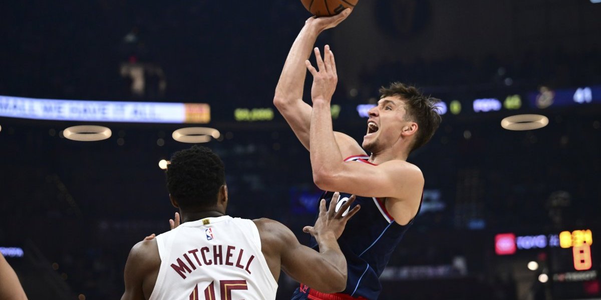 Bogdanović ponovo odličan, ali Klipersi nemoćni! Klivlend upisao 60. recku