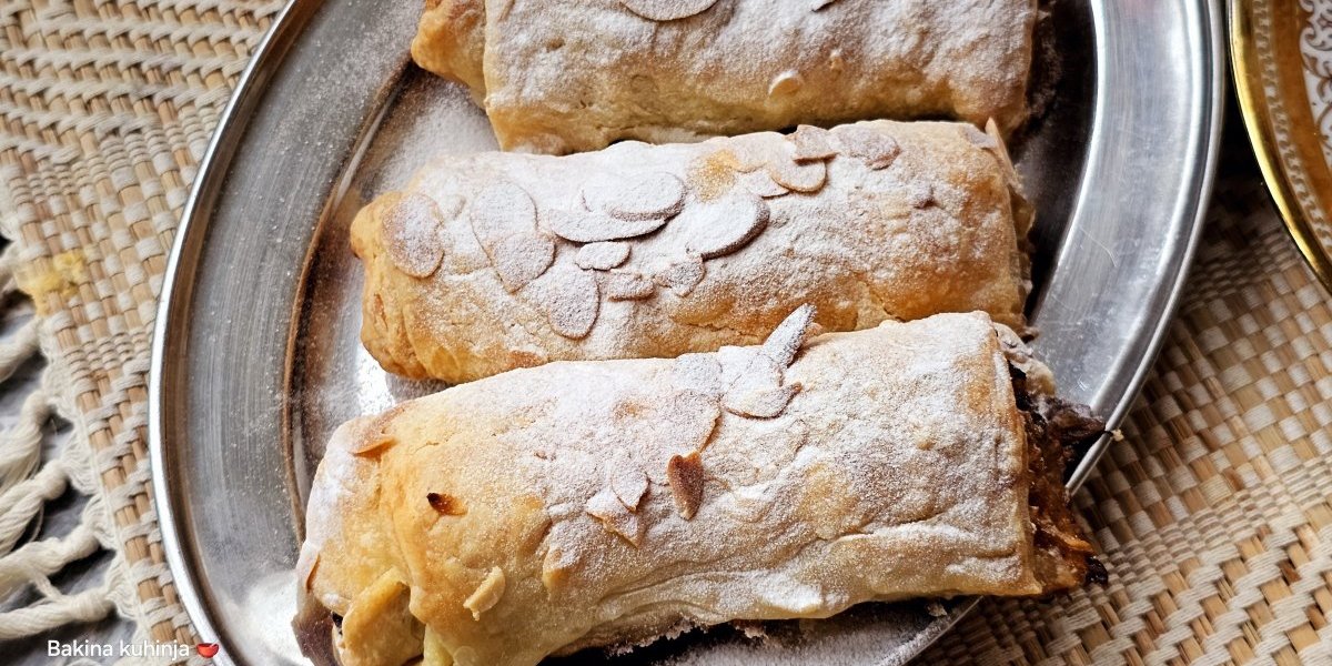 Šuškava pita sa jabukama od domaćih kora! Idealna poslastica uz kafu (VIDEO)