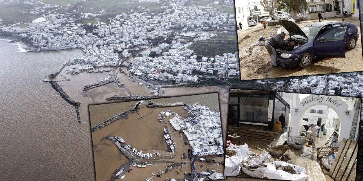 (VIDEO) Uništena omiljena letovališta Srba! Grčka ovako nešto nije doživela: Voda odnela sve, katastrofa je nezamisliva...