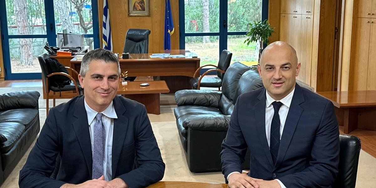 Srdačan susret: Ambasador Srbije u Grčkoj razgovarao sa ministrom saobraćaja