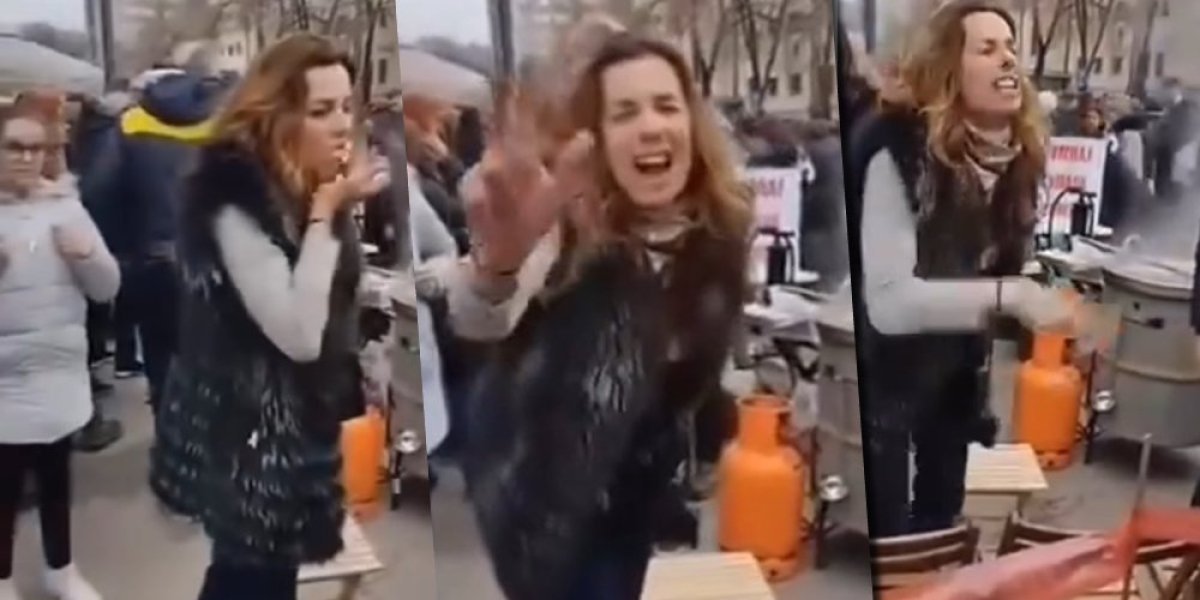 (VIDEO) Nervni slom Katarine Radivojević uživo: Glumica načisto izgubila kompas!