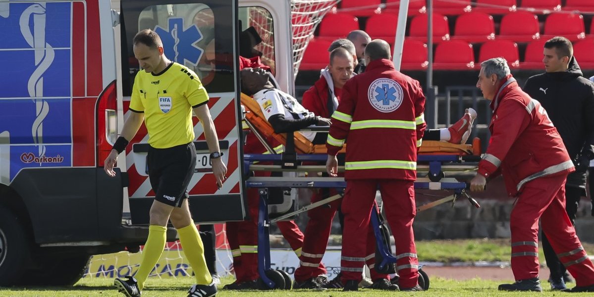 Krici u Kragujevcu označili mu kraj sezone! Zubairu slomio skočni zglob, mora na operaciju! (VIDEO/FOTO)