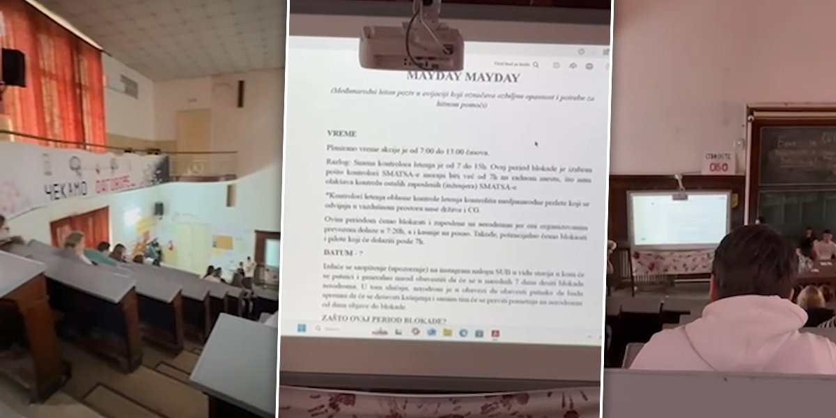 "Avioni neće poleteti, ljudi će besneti, lažiraćemo papire"! Snimak koji dokazuje da su blokaderi teroristi! (VIDEO)