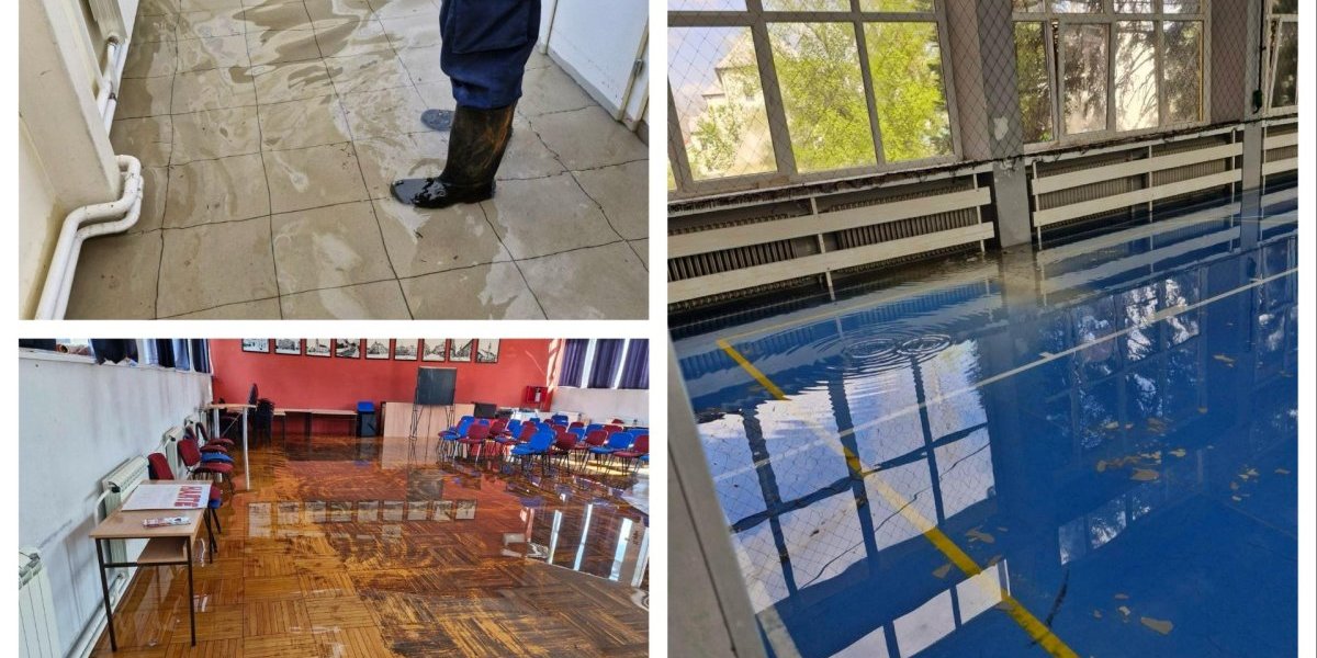Slika i prilika blokada i blokadera! Poplava u OŠ "Mileva Marić" u Novom Sadu zbog plenumaške tiranije!