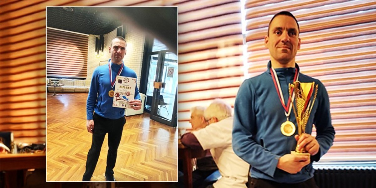 Milenko je i ove godine u Bor doneo zlato! Odlični rezultati koje postiže, stimulišu ga da i dalje bude među najboljima