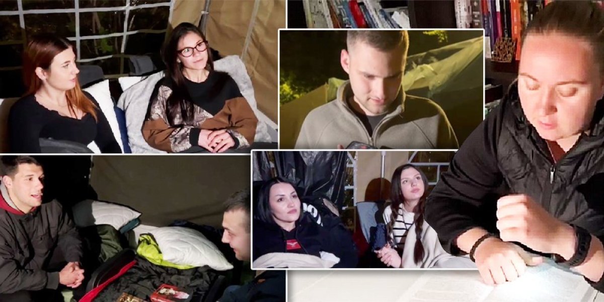 Studenti koji žele da uče opisali atmosferu u Pionirskom parku: Pokazali poklon koji im je doneo predsednik Vučić! (VIDEO)