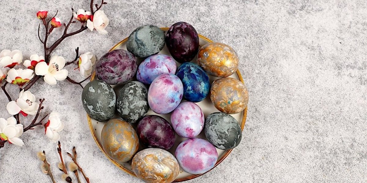 Mermerna jaja za Vaskrs gotova za 20 minuta! Farbanje je jednostavno, a rezultat je fantastičan