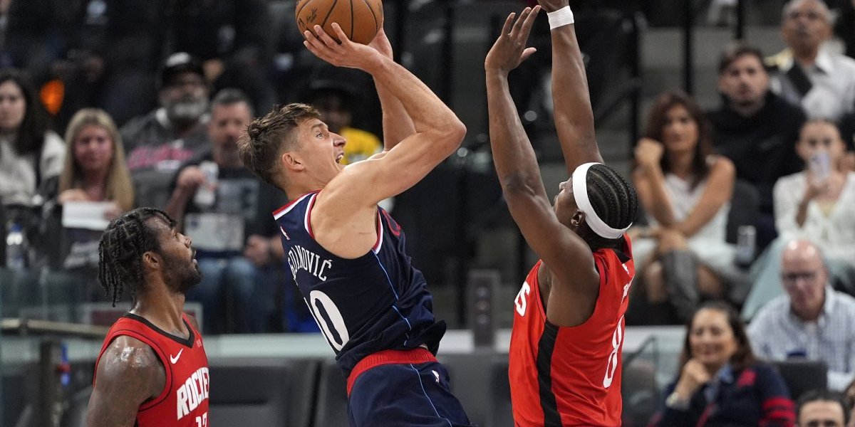 Srbin i Hrvat luduju, razmontirali Hjuston, Zubac upisao prvi tripl-dabl