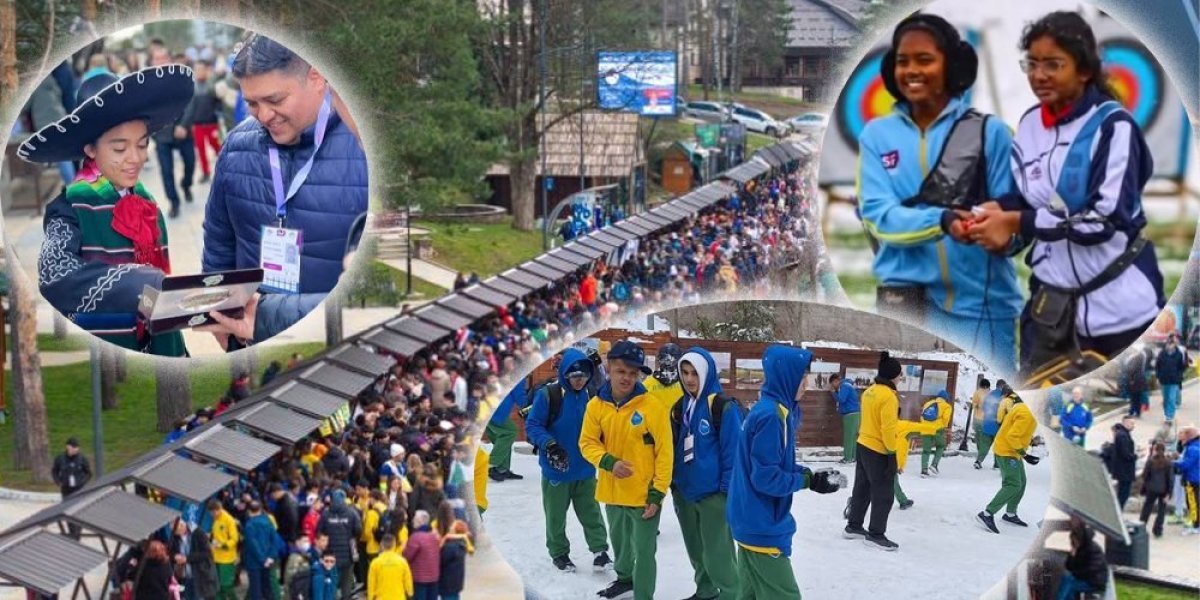 Neviđena žurka na Zlatiboru! Neki od učesnika Školarijade prvi put u životu videli sneg i nisu mu odoleli (FOTO)