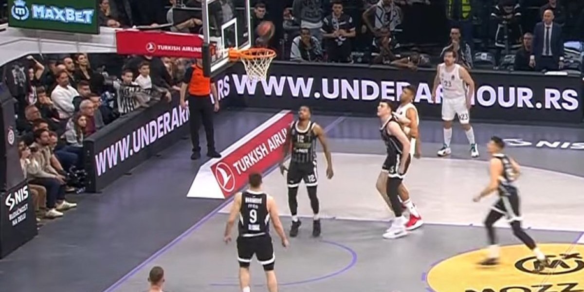 Vriska i hvatanje za glavu! Ovako je Tavares presudio Partizanu (FOTO/VIDEO)