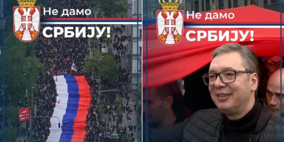NE DAMO SRBIJU! Veličanstveni prizori i poziv na svenarodni skup 12. aprila u 19 časova (VIDEO)