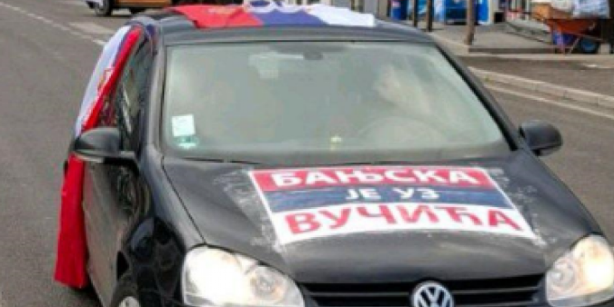 "Banjska je uz Vučića": Srbi sa KiM pokazali podršku državi uoči "Svenarodnog sabora" (FOTO)