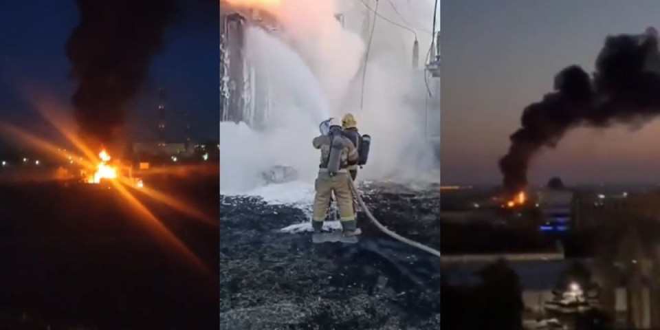 Eksplozija u ruskoj termoelektrani! Izbio požar nakon detonacija, ljudi čuli da "nešto doleće"! (VIDEO)