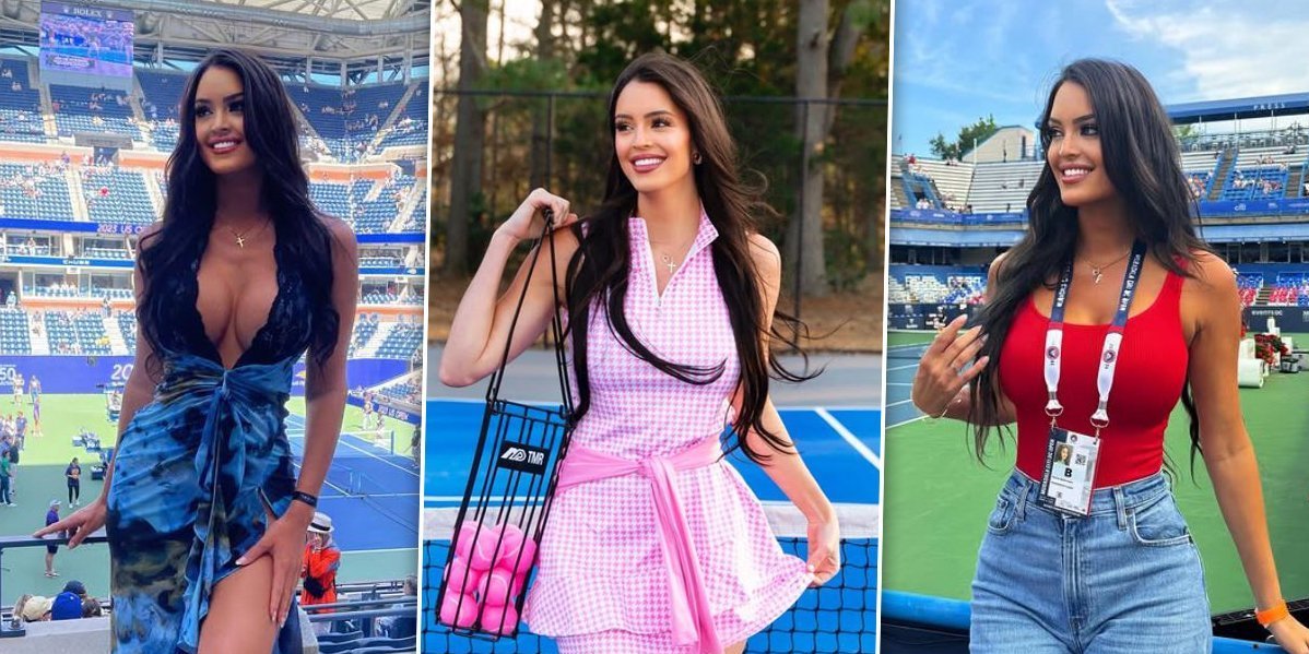 Boooomba! Najseksepilnija teniserka ikad! Grudi samo što ne ispadnu, muškarci ne znaju gde pre da gledaju (FOTO GALERIJA)