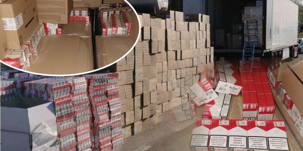 Zaplena na granici! Policija u tovarnom delu kamiona pronašla robu! (FOTO)