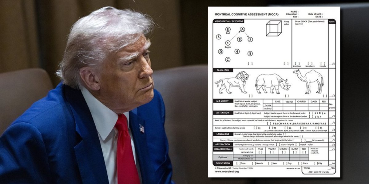 (FOTO) Tramp razvalio na testu! Da li biste vi rešili sve zadatke?! Evo na koja pitanja je predsednik SAD morao da odgovara!