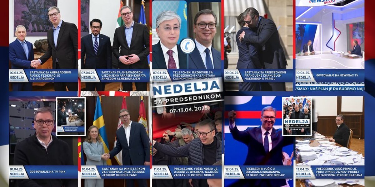 Moćna poruka predsednika! Vučić sumirao uspešnu nedelju za nama, pa poručio: "Ne damo Srbiju!" (VIDEO)