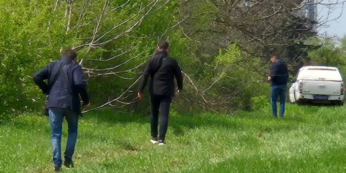 Uviđaj u šumi iza Novog groblja u Obrenovcu 