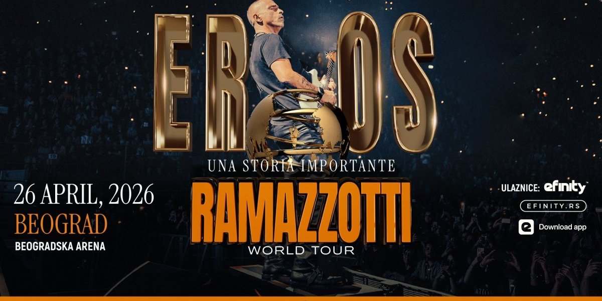Una storia importante world tour! Nova globalna turneja Erosa Ramacotija u 4 etape