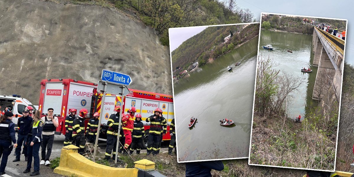 (FOTO/VIDEO) Užas u Rumuniji! Minibus nakon sudara upao u Dunav, helikopteri i spasilačke ekipe na terenu!