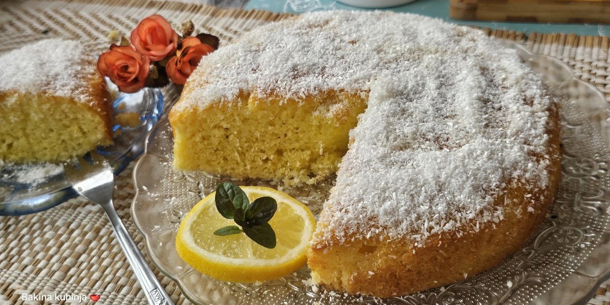 Kolač sa grizom i kokosom će vas oduševiti! Savršen za svaku priliku (VIDEO)