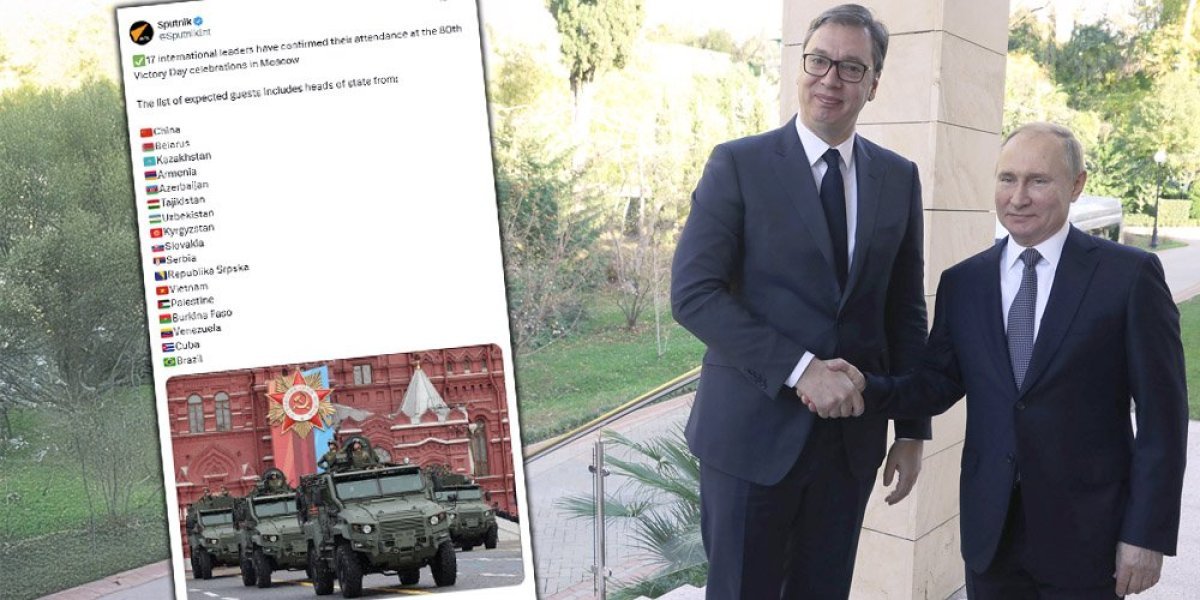 MOSKVA SPREMA SPEKTAKL! Više od 20 lidera dolazi kod Putina, i Vučić i Dodik među njima