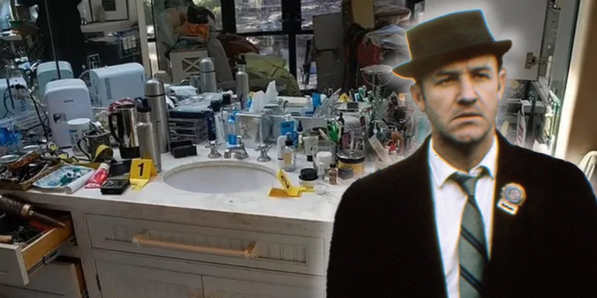 Razbacane stvari, tela leže na podu! Prvi snimak horora iz kuće Džina Hekmana u kojoj je preminuo sa suprugom