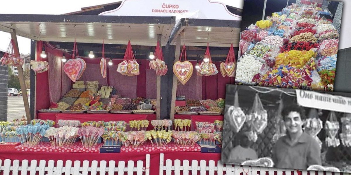 Deca uvek trče na njegov štand! Krle bombondžija osvojio Srbiju, a ovo je njegova priča! (FOTO)