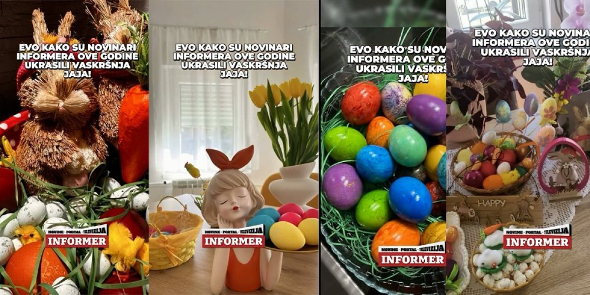 Kreativnost na nivou! Pogledajte kako su novinari Informera ukrasili vaskršnja jaja! (VIDEO)