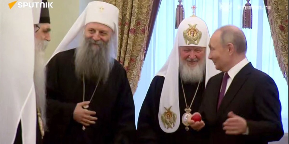 UDARNO! Putin se sastao sa srpskim patrijarhom Porfirijem (VIDEO)