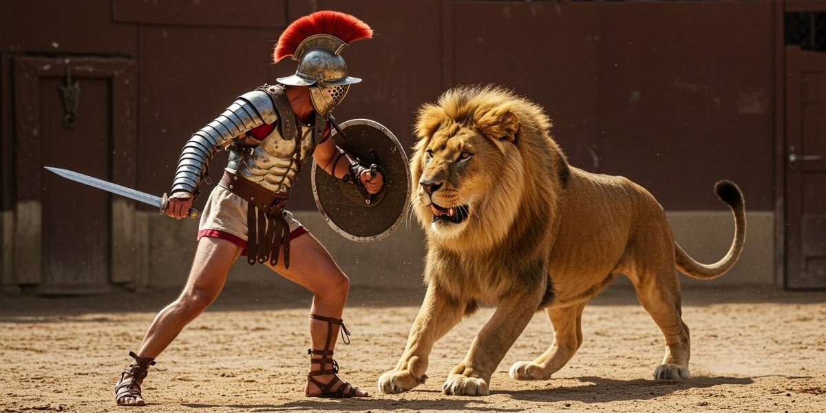 Ekstremna okrutnost u Rimskom carstvu! Otkriven je prvi direktan dokaz borbe gladijatora sa lavom