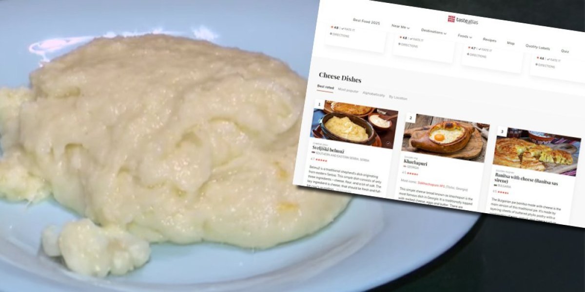 Srpsko jelo sa sirom najbolje na svetu! Francuzi i Bugari nam duvaju u leđa!