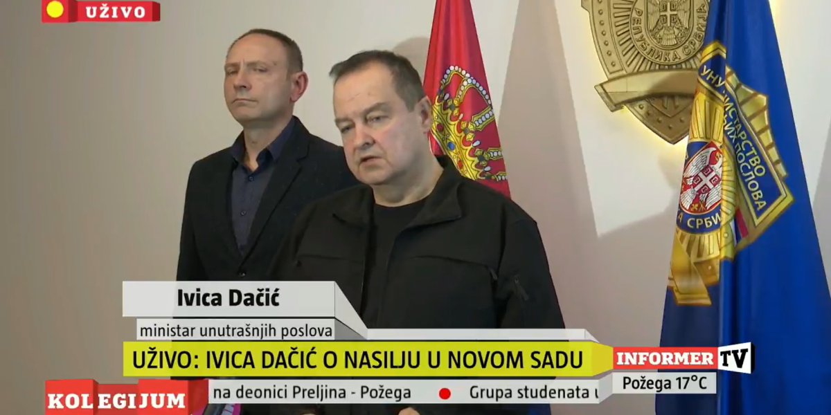 Nikada se nije desilo da jedan dekan bude napadnut ispred fakulteta! Dačić jasno poručio: Protiv svih će biti podnete krivične prijave!