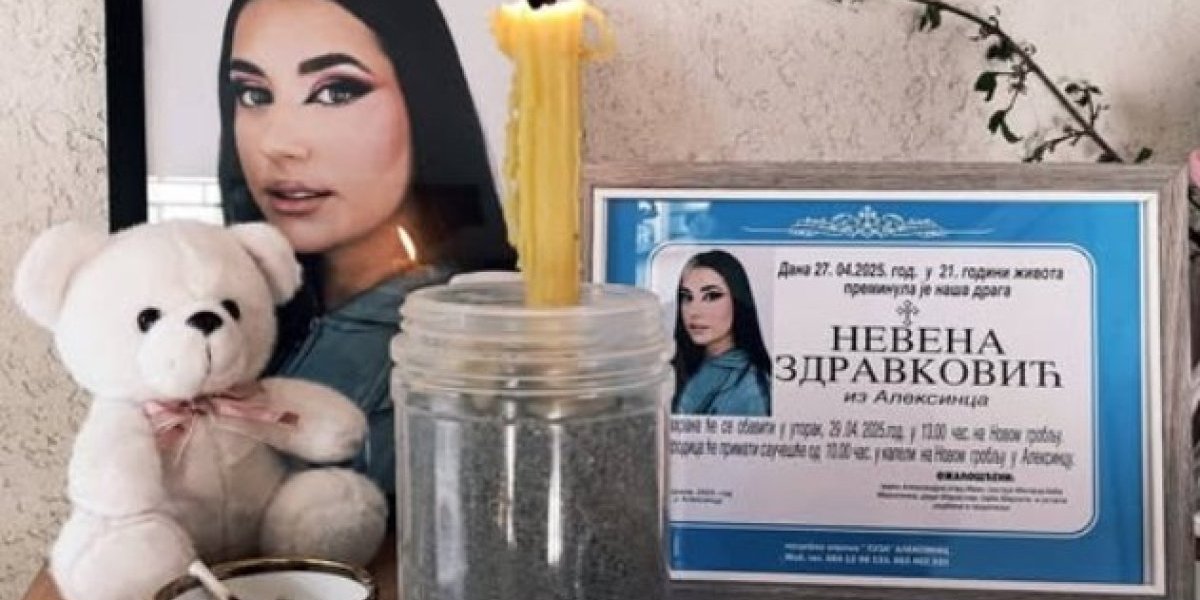 Poginula tri dana pre rođendana! Ovo je umrlica Nevene iz Aleksinca koja je nastradala u saobraćajki!