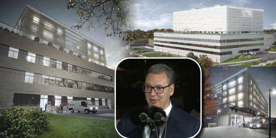 Vučić obilazi radove na GAK i novoj dečijoj klinici "Tiršova 2": Država ulaže 15 milijardi dinara u najsavremeniju bolnicu u regionu (FOTO)