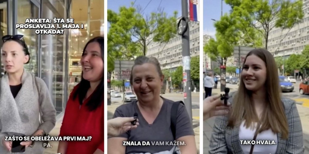Pa, urnebes! Beograđani kažu da je Prvi maj Dan državnosti (VIDEO)