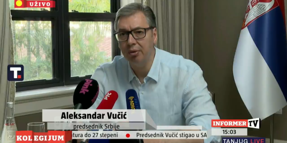 Vučić iz Amerike poslao jaku poruku: Blokaderi su počinili najgori zločin protiv Srbije, sada je vreme za odgovornost! (VIDEO)