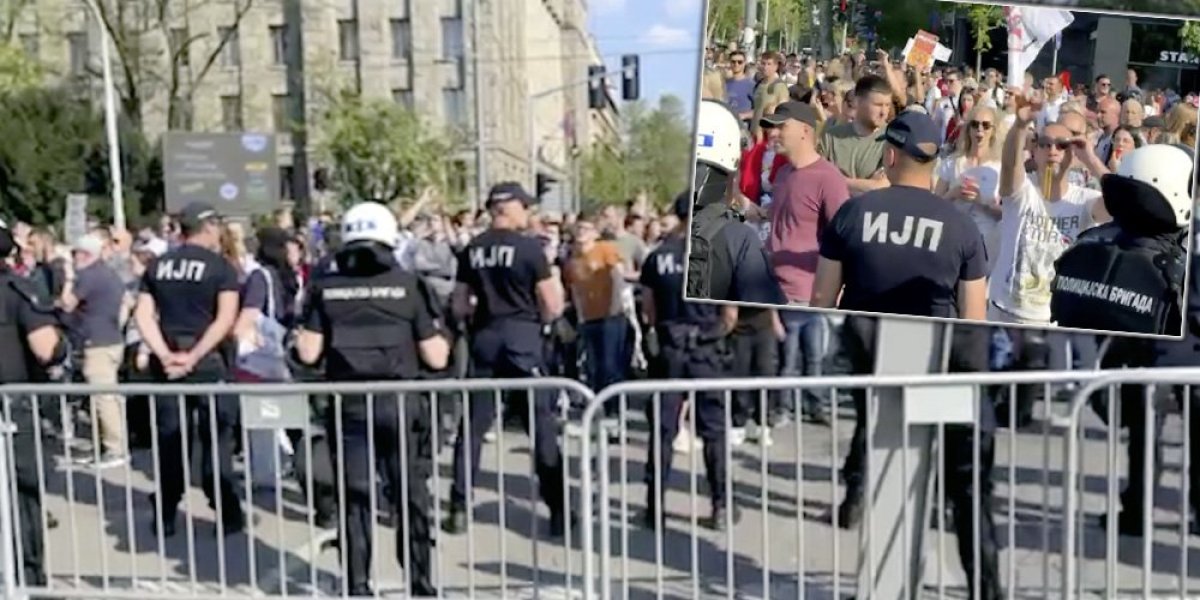 Teror u centru Beograda! Blokaderi foteljaši provociraju studente koji žele da uče u Pionirskom parku! (VIDEO)
