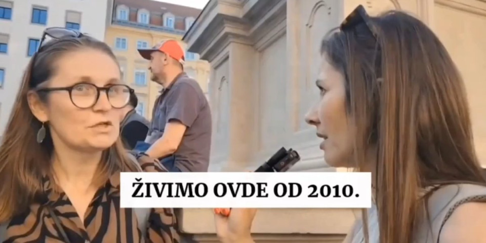 (VIDEO) Oni koji ih dočekuju su slika i prilika studenata foteljaša: Pojma nemaju šta traže, ali zato vređaju Srbiju!